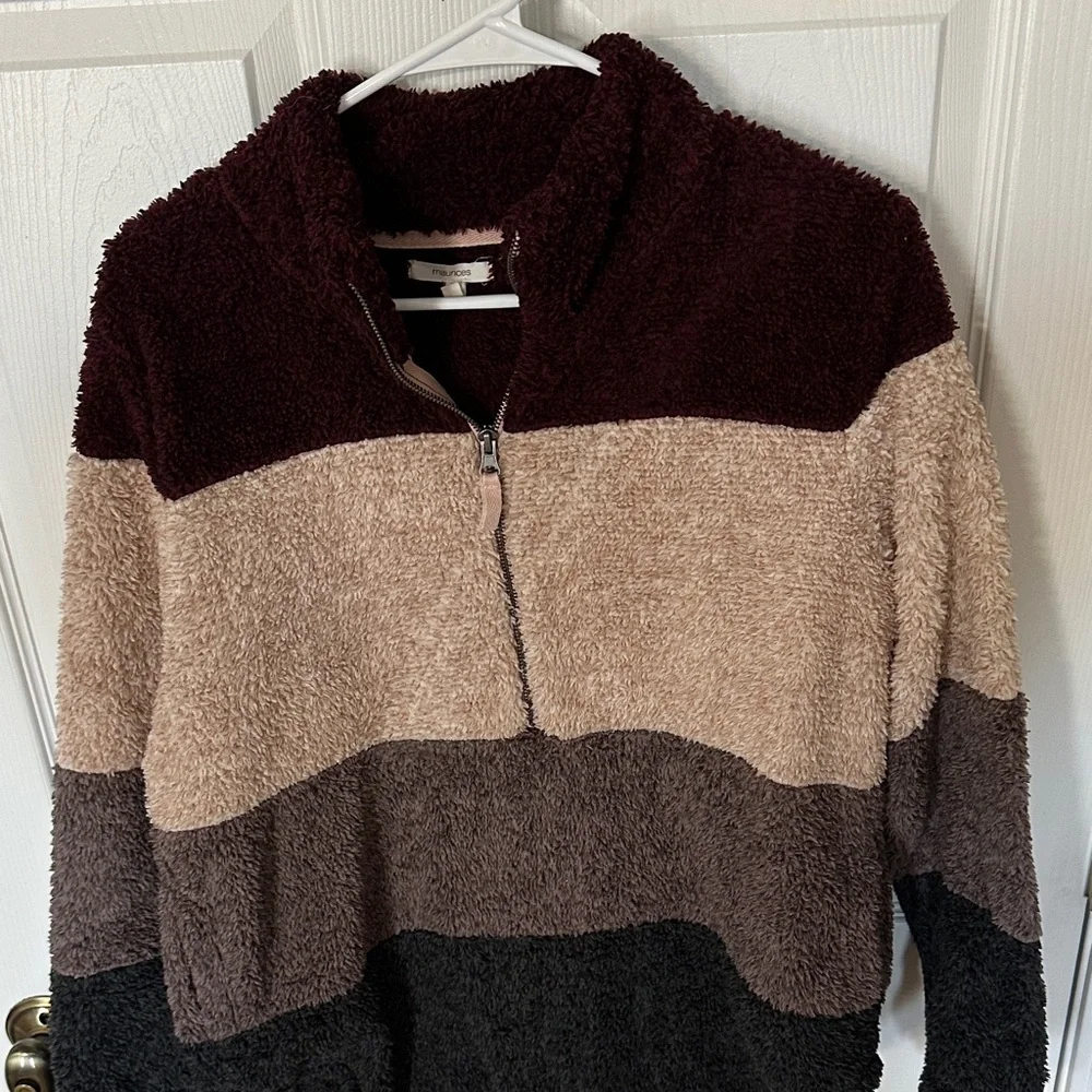 Maurices Colorblock Half-Zip Hoodie - Picture 1 of 7